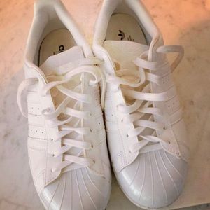 Women’s adidas pearlized shell toe sneakers